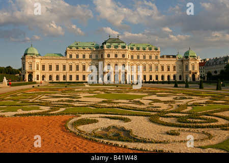 Oberes Belvedere Wien Österreich Stockfoto