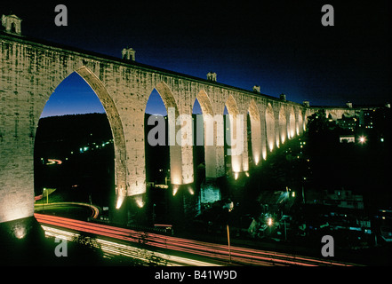Das Águas Livres Aquädukt Portugiesisch Aqueduto Das Águas Livres oder Aquädukt des freien Wassers ist eine historische Aquädukt Stockfoto