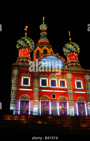 Kirche des Erlösers auf vergossenen Blutes in chinesische Laternenfest in Toronto 2008 Stockfoto