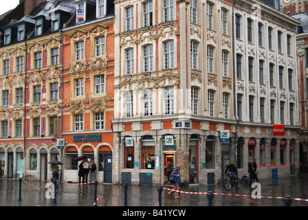 Place du General de Gaulle Lille Frankreich Stockfoto