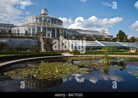 Das Treibhaus im Botanischen Garten Kopenhagen, Dänemark Stockfoto