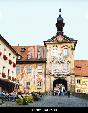 Das Alte Rathaus, Bamberg, Oberfranken, Bayern, Deutschland, Europa Stockfoto
