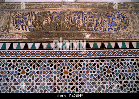 Spanien, Sevilla, Alcazar, Patio de las Doncellas, Hof der Mädchen Stockfoto