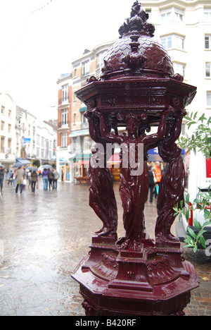 Wallace-Brunnen Stadtzentrum Lille Frankreich Stockfoto