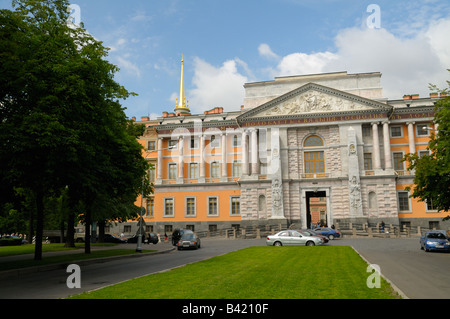 Mikhailovsky (St. Michael) Schloss in St. Petersburg, Russland Stockfoto