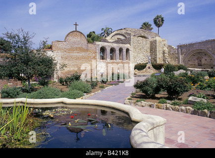 USA-Kalifornien mission die Ruinen der alten spanischen bei San Juan Capistrano in Südkalifornien Stockfoto