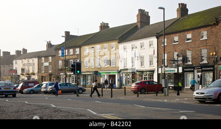 Marktplatz Bedale North Yorkshire Stockfoto