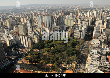 Platz der Republik in der Innenstadt von Sao Paulo Brasilien Stockfoto