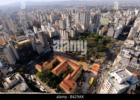 Platz der Republik in der Innenstadt von Sao Paulo Brasilien Stockfoto