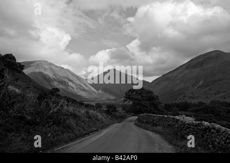 Lane Wasdale Head, Nationalpark Lake District, Cumbria Stockfoto