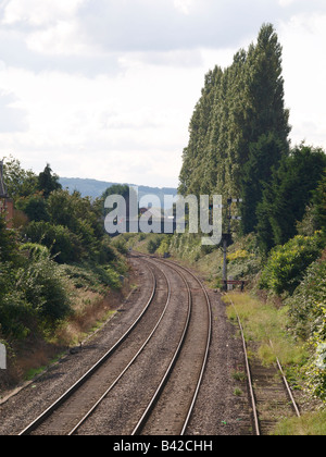 Schienen, Worcester Stockfoto