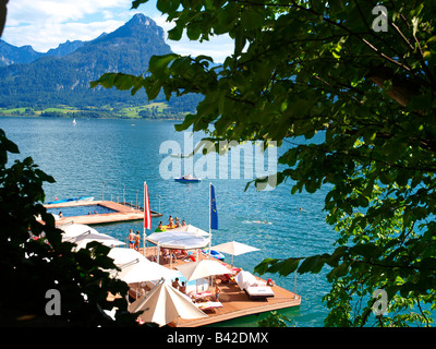 See-Wolfgangssee, Österreich, Im Weissen Rössl Stockfoto