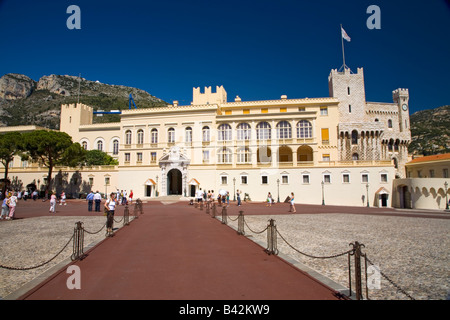 Palais du Prince oder fürstlichen Palast in Monte-Carlo, das Fürstentum von Monaco, Westeuropa am Mittelmeer Stockfoto