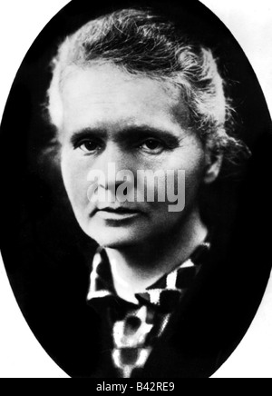 Curie, Marie, (eig. Marya Sklodowska), 7.11.1867 - 4.7.1934, polnische Chemikerin, Porträt, ca. 1900, Stockfoto