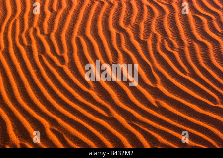 Sand Wellen im Namib-Naukluft-Nationalpark, Namibia Stockfoto