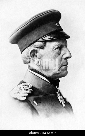 Moltke, Helmuth Karl von, 26.10.1800 - 24.4.1891, preussischer General, Porträt, ca. 1871, Stockfoto