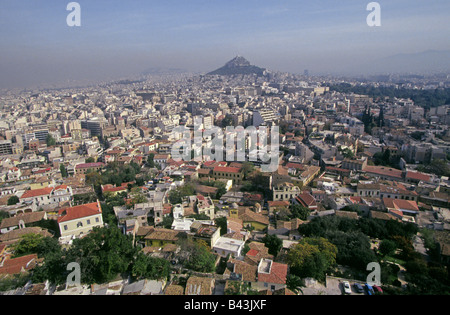 Eine Übersicht über Athen Griechenland Stockfoto