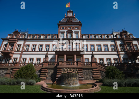 Das Schloss Philippsruhe Palace in Hanau begann 1701 befindet sich in s Frankfurt Rhein-Main-Gebiet Stockfoto