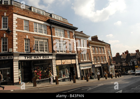 Die Wyle Cop in Shrewsbury Shropshire England Uk Stockfoto