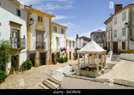 Portugal, Alentejo, Portalegre District, Castelo de Vide, Fonte da Vila, Brunnen aus dem 16. Jahrhundert im jüdischen Viertel Stockfoto