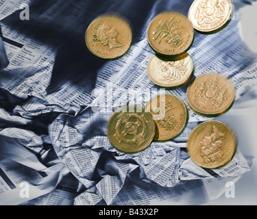 FINANZKONZEPT: Credit Crunch Stockfoto