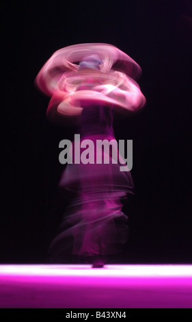 Joaquin Cortes Flamenco-Tänzerin in Spanien live auf der Bühne Stockfoto