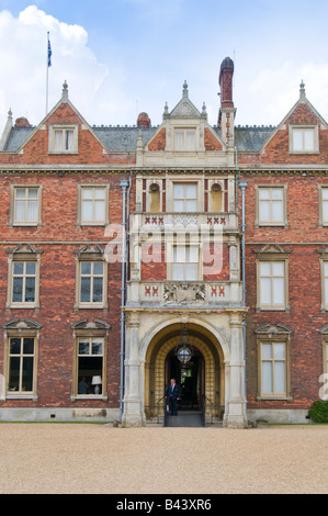 Ost Ansicht Detail von Sandringham House, Sandingham, Norfolk, England Stockfoto