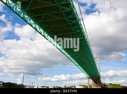 Alvsborgs Brücke aus einer anderen Ansicht Stockfoto