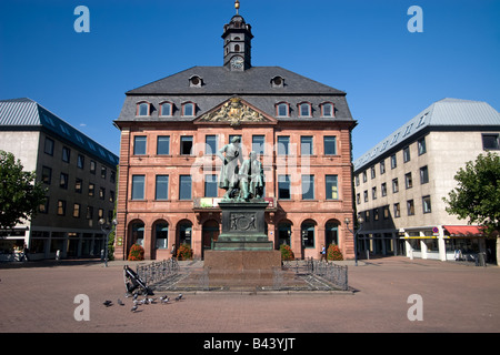 Das Hanauer Rathaus Rathaus im Marktplatz erbaut 1723 Stockfoto