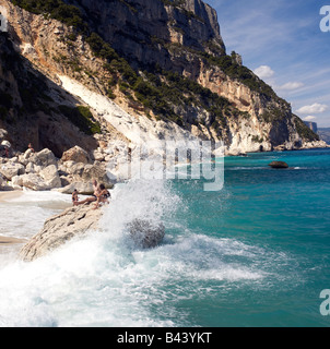 Cala Goloritze am Golf von Orosei, Sardinien Stockfoto