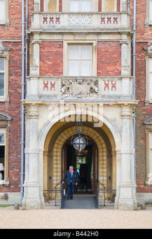 Ost Ansicht Detail von Sandringham House, Sandingham, Norfolk, England Stockfoto