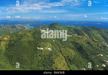 Luftaufnahme, St. Thomas, VAE Inseln, Karibik, Mittelamerika Stockfoto