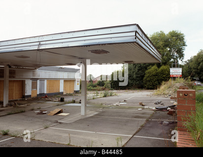 Garage-Vorplatz stillgelegt. Stockfoto