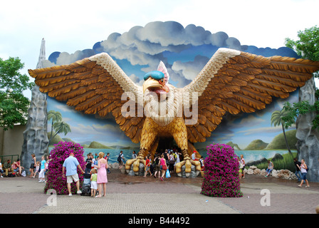 Eingang zum Droomvlucht Attraktion Efteling Freizeitpark Kaatsheuvel Niederlande Stockfoto