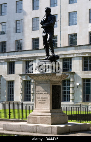 Charles G Major-General Charles George Gordon Statue Stadt von London England uk gb Stockfoto