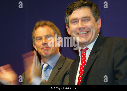 Labour Party Conference September 2002 Blackpool Gordon braun MP Chancellor of the Exchequer Stockfoto