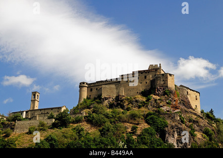 Bardi Burg in Parma, Emilia Romagna, Italien Stockfoto