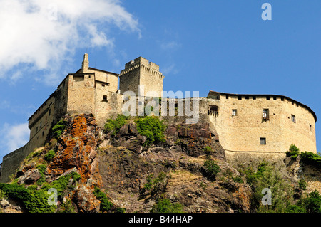 Bardi Burg in Parma, Emilia Romagna, Italien Stockfoto