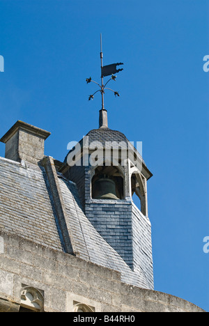 Tour de l ' Horloge (Uhrturm), Chinon, Frankreich. Stockfoto