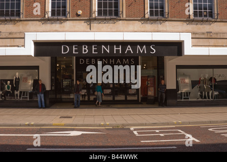 Kaufhaus Debenhams in Norwich, Norfolk, Großbritannien Stockfoto