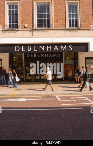 Kaufhaus Debenhams in Norwich, Norfolk, Großbritannien Stockfoto