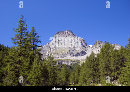 Italienischen Naturpark Alpe Veglia und Monte Leone im Hintergrund, Piemont, Italien Stockfoto