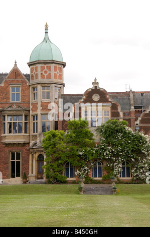 West Ansicht Detail von Sandringham House, Sandingham, Norfolk, England Stockfoto