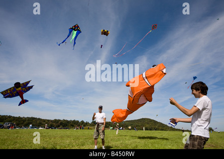 Kite Festival Cherry Valley New York State Stockfoto