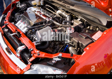 Honda Civic Type-R-Motor Stockfoto