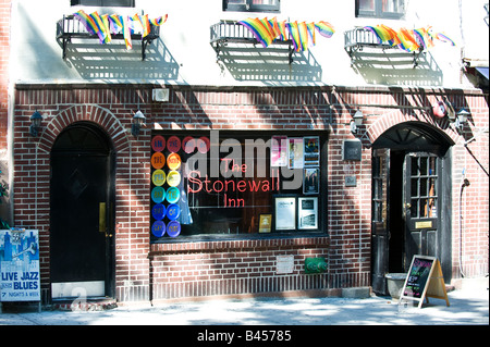 Das Stonewall Inn, Grenwhich Village, New York Stockfoto