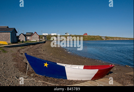 Hafen de La Grave Insel von Havre-Aubert Iles De La Madeleine quebec Stockfoto