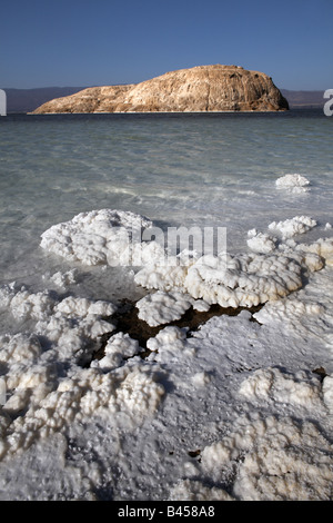 Lac Assal, Dschibuti Stockfoto
