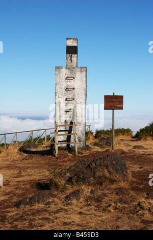 Gipfel des Pico Ruivo Paul auf Madeira Stockfoto