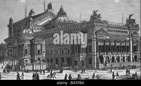 Geographie/Reise, Frankreich, Paris, Oper, erbaut von Charles Garnier von den Jahren von den Jahren von Stockfoto